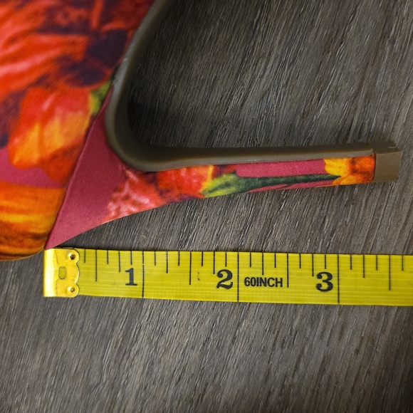 Marc Fisher Colorful Floral Satin Pumps - Picture 8 of 8